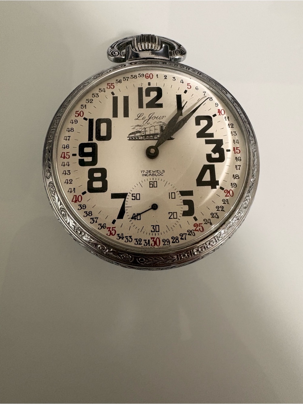 The Vintage Le Jour Swiss 17 jewels made pocket watch